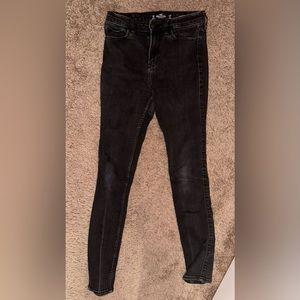 Hollister High Rise Super Skinny Classic Stretch Denim Jeggings size 6